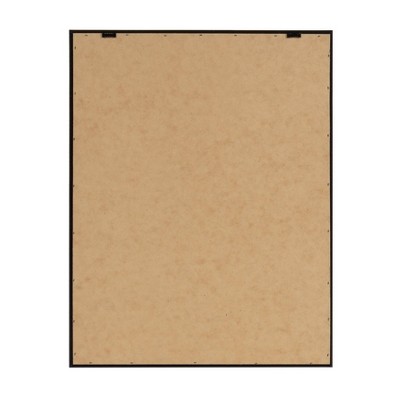 Abstract Animal Print on Canvas with Brown Frame, 27" x 22"