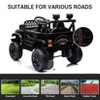 Kids Ride On Truck Car, 12V Battery Powered Ride On Toy for Toddlers, Electric Vehicle with Remote Control, Spring Suspension, LED Lights, Music - 3 of 4