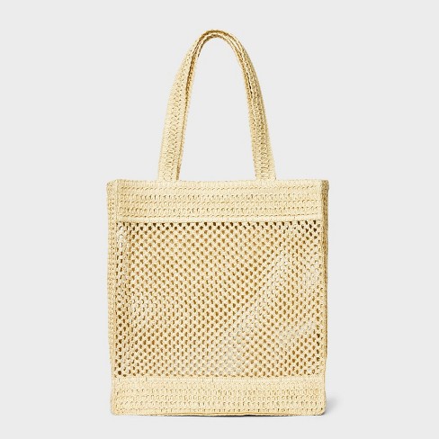 Target straw beach discount bag