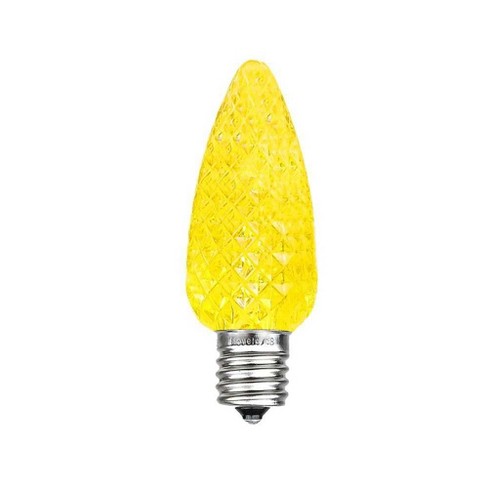 yellow bulb christmas lights