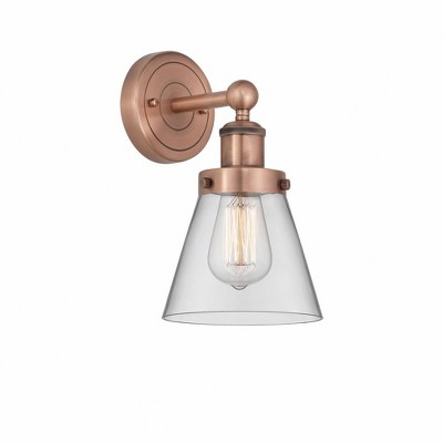 Cone - 1 Light Wall Sconce In Industrial Style-10 Inches Tall and 6.5 Inches Wide
