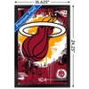 Trends International NBA Miami Heat - Maximalist Logo 23 Framed Wall Poster Prints - 3 of 4