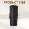 Unique Bargains PU Leather Dustproof Pencil Toothbrush Cosmetic Brush Holder - 2 of 4