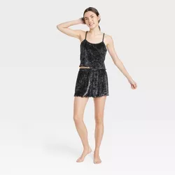Women's Velour Tank and Shorts Pajama Set - Colsie™