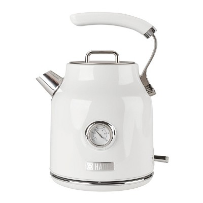 classic Electric Kettle Vintage Electric Kettle Stainless Steel With  Thermometer Dial Hot Water Boiler Quick Boil Water Boiler 1.7 Litre easy to  carry