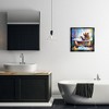 Stupell Industries Happy Bear in Bathtub, 18" x 18" - 2 of 4