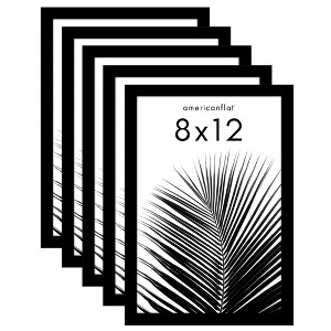 Americanflat 5 Pack of Picture Frames - Plexiglass Cover - 1 of 4