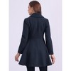 INSPIRE CHIC Women's Winter Long Lapel Collar Double Breast Coats - 3 of 4