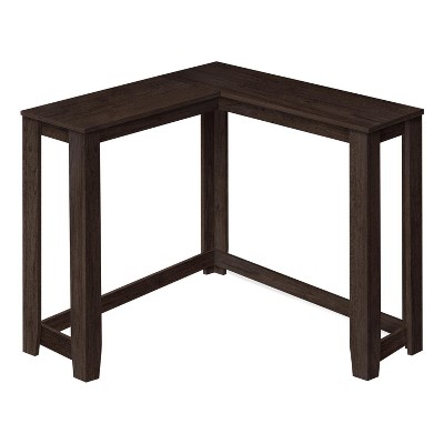 Monarch Specialties Accent Table Console Entryway Narrow Corner Living Room Bedroom Brown Laminate Contemporary Modern