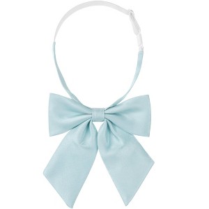 INSPIRE CHIC Women's Metallic Shiny Pre-tied Adjustable Strap Bow Ties - 1 of 4