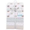 Hudson Baby Infant Cotton Flannel Receiving Blankets, Hedgehog, One Size - 2 of 2