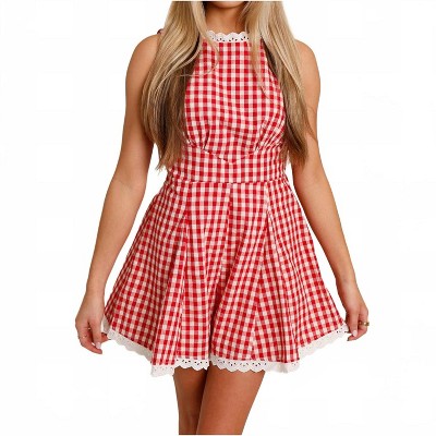 Women's Lace Trim Romper - One and Only Collective