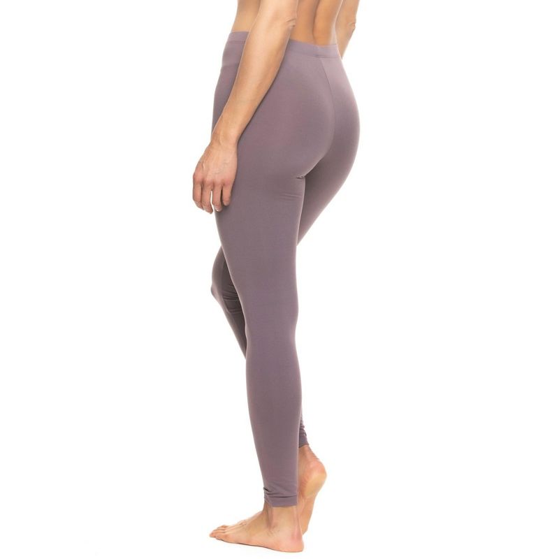 Felina Womens Velvety Super Soft Lightweight Leggings, 2-Pack Yoga Pants, 3 of 9