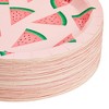 Blue Panda 80 Pack Watermelon Paper Plates for 1st Birthday, One in a Melon Party Decorations, Pink, 9 in - 4 of 4
