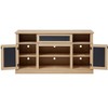 NicBex TV Stand Embossed Pattern TV Stand with Open and Closed Storage Media Console with Sliding Door for Living Room - image 4 of 4