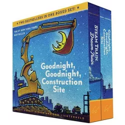 Goodnight, Goodnight, Construction Site and Steam Train, Dream Train Board Books Boxed Set (Board Books for Babies, Preschool Books, Picture Books