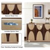 Dexmalle Modern 4 Mountain Pattern Door Wooden Cabinet with Adjustable Shelves - 4 of 4