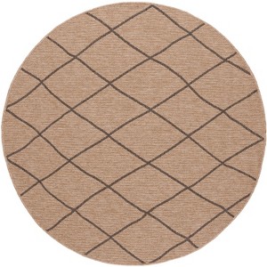 Retreat RTE256 Power Loomed UV Resistant, Stain Resistant, Non-Shedding Indoor/Outdoor Rugs - Safavieh - 1 of 4