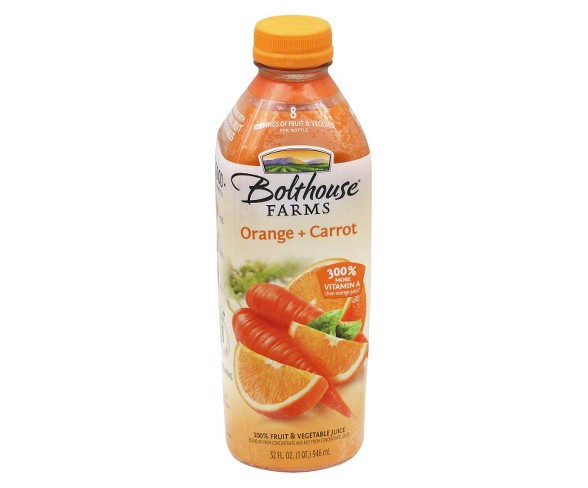Bolthouse Farms Orange + Carrot Fruit & Vegetable Juice 32 oz
