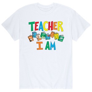 Men's - Dr. Seuss - Teacher I Am Books Short Sleeve Graphic T-Shirt - 1 of 4