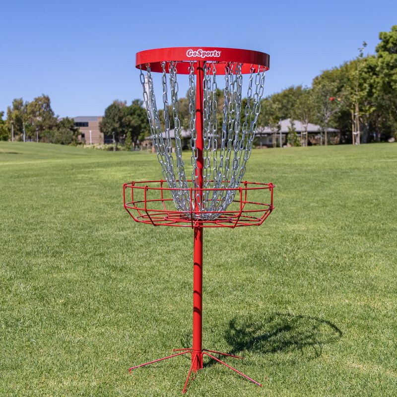 GoSports Regulation Disc Golf Basket - 24 Chain Portable Disc Golf Target, 2 of 7