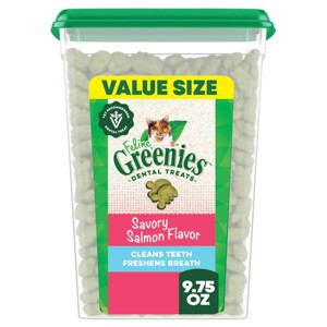 Greenies Savory Salmon Flavor Dental Cat Treats - 1 of 4