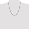 Black Bow Jewelry 4.25mm Sterling Silver Solid Rope Chain Necklace - 2 of 4