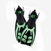 Hawaii Divers Deep Sea Adult Snorkel Set – Green/Black - Size S/M - 3 of 3