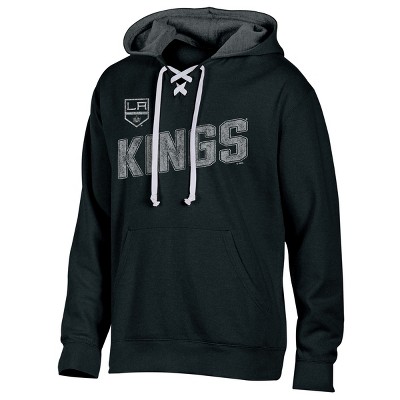 NHL Los Angeles Kings Men's Hat Trick Laced Hoodie M