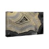 24" x 36" Dubbio Geode Abstract Unframed Canvas Wall Art in Gold - Oliver Gal: Modern & Contemporary, FSC Wood - 2 of 4