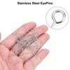 Unique Bargains Stainless Steel Earring Flat Eye Pins for Jewelry Making Supplies - 4 of 4