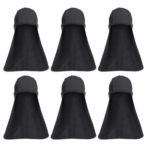 Unique Bargains Cooling Breathable Neck Sun Shade Hat for Outdoor Hiking 6 Pcs - 1 of 4