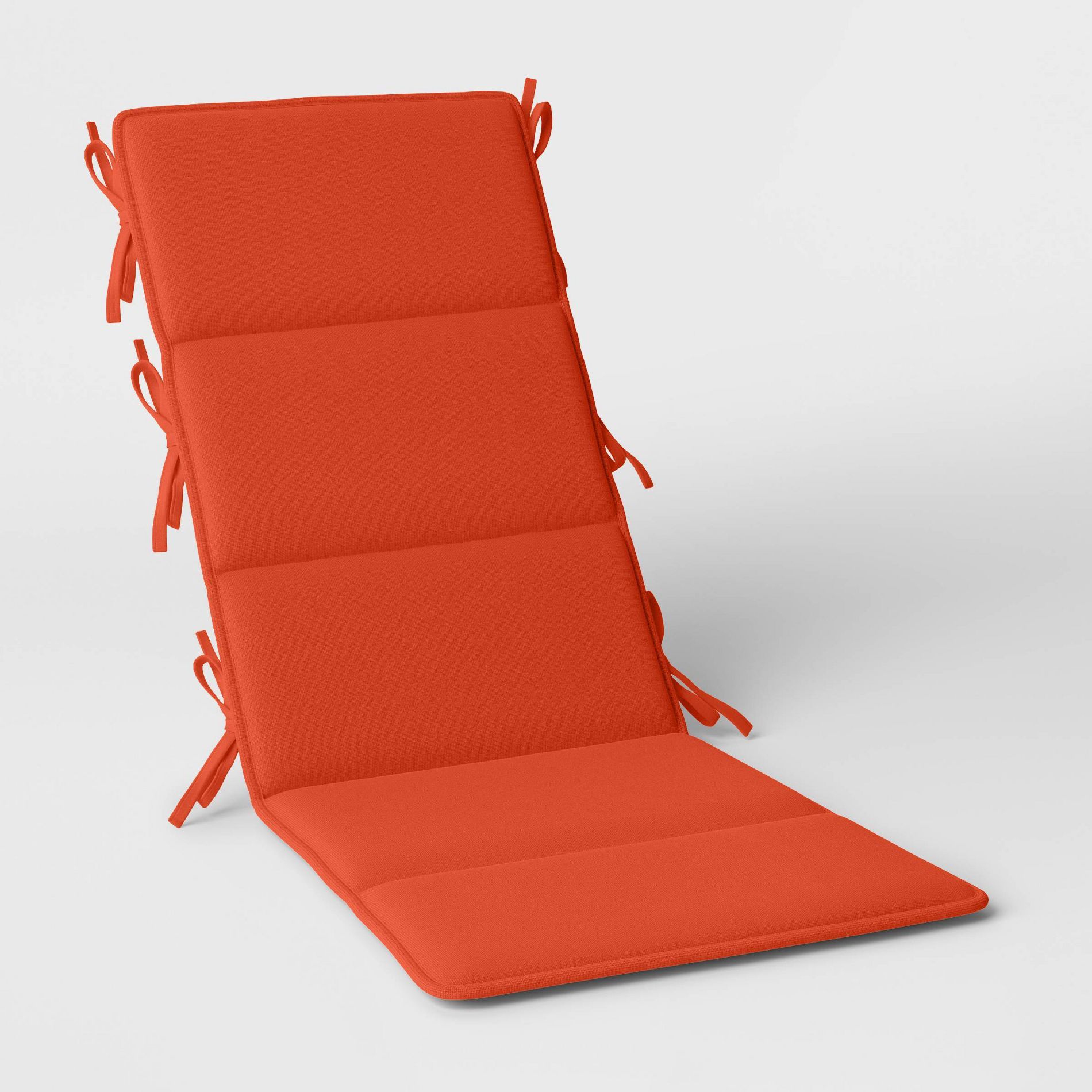 18.25"x42" Solid Adirondack Outdoor Chair Cushion Red - Room Essentials™