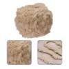 Unique Bargains Polyester Faux Fur Yarn Soft Chunky Crocheting Yarn Light Brown 4 Skeins 35yds - 3 of 4