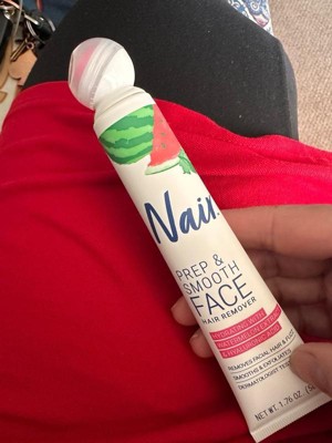 Nair Prep & Smooth Facial Hair Removal Cream For Women Hydrating - 1.76 ...
