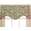 RLF Home Sea Walk Cornice 100% Cotton with Fully Lined 3" Rod Pocket Valnance for Windows 50" x 17" Multi - 2 of 4