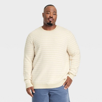 Men's Striped Crewneck Sweater - Goodfellow & Co™