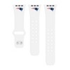 NFL New England Patriots Apple Watch Compatible Silicone Band - White - 2 of 3