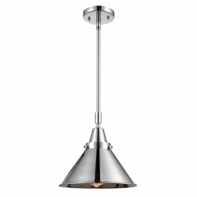 Briarcliff - 1 Light Stem Hung Mini Pendant In Traditional Style-11.13 Inches Tall and 10 Inches Wide