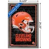 Trends International NFL Cleveland Browns - Neon Helmet 24 Framed Wall Poster Prints - 3 of 4