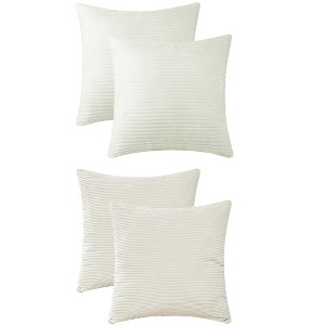 REGALWOVEN 4 Pcs Modern Sofa Home Decorative Throw Pillow Covers 18" x 18" - 1 of 4