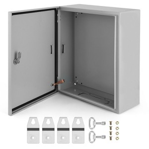 Garvee NEMA Weatherproof Electrical Box, NEMA 4X Enclosure with Lock & Mounting Plate, Steel Junction Box for Indoor/Outdoor - 1 of 4