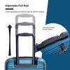 20" Carry On Luggage Airline Approved Hard Shell Suitcase with TSA Lock, Spinner Wheels -ModernLuxe - 4 of 4