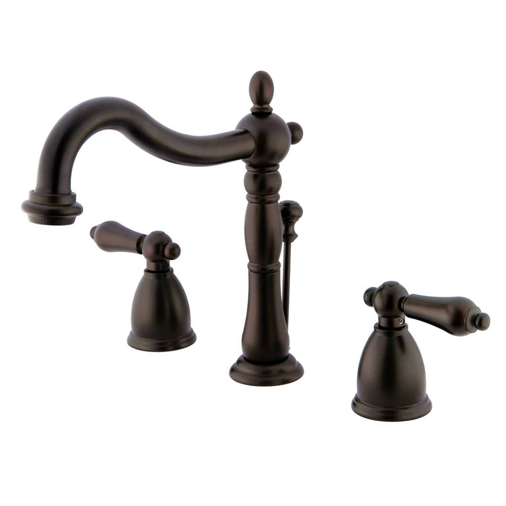 Photos - Tap Kingston Brass Victorian Widespread Bathroom Faucet Oil Rubbed Bronze  