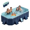 TopComfy Above Ground Pool Folding Non Inflatable Design Bathes and Cools in Summer for Outdoor Patio Beach Garden Yards, Blue, 25.7"*23.26"*5.7" - 3 of 4