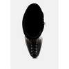 Sayal Faux Leather Lace Up Boots - 4 of 4