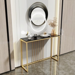 Artloge Modern Entryway Console Long Table for Foyer Sintered Stone Sofa Entry Table - 1 of 4