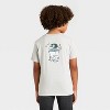Boys' Astro Bots Short Sleeve Graphic T-Shirt - Gray - 3 of 4