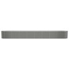 vidaXL Patio Raised Bed Powder-coated Steel 130.7"x15.7"x14.2" Gray - 3 of 4