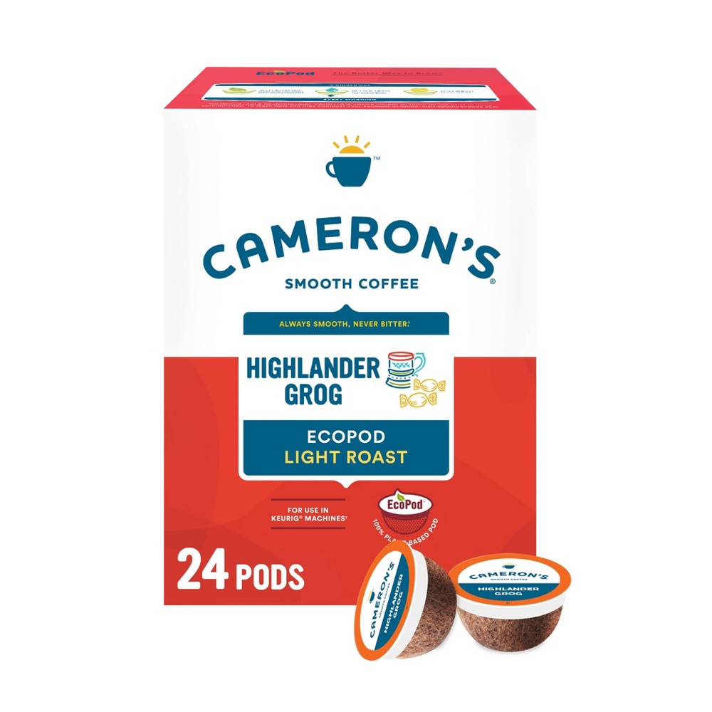 Photos - Coffee Cameron's  Highlander Grog Light Roast  Pods - 24ct